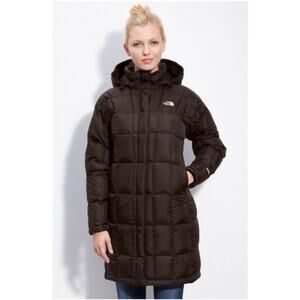 The North Face Metropolis Black Parka 600 Goose Down Fill Puffer Coat Jacket